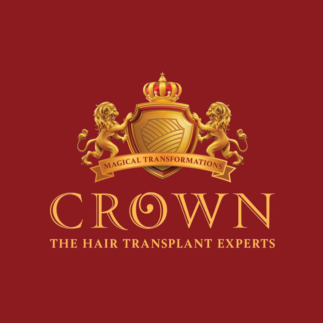 Crown celebrity hair transplant clinic logo