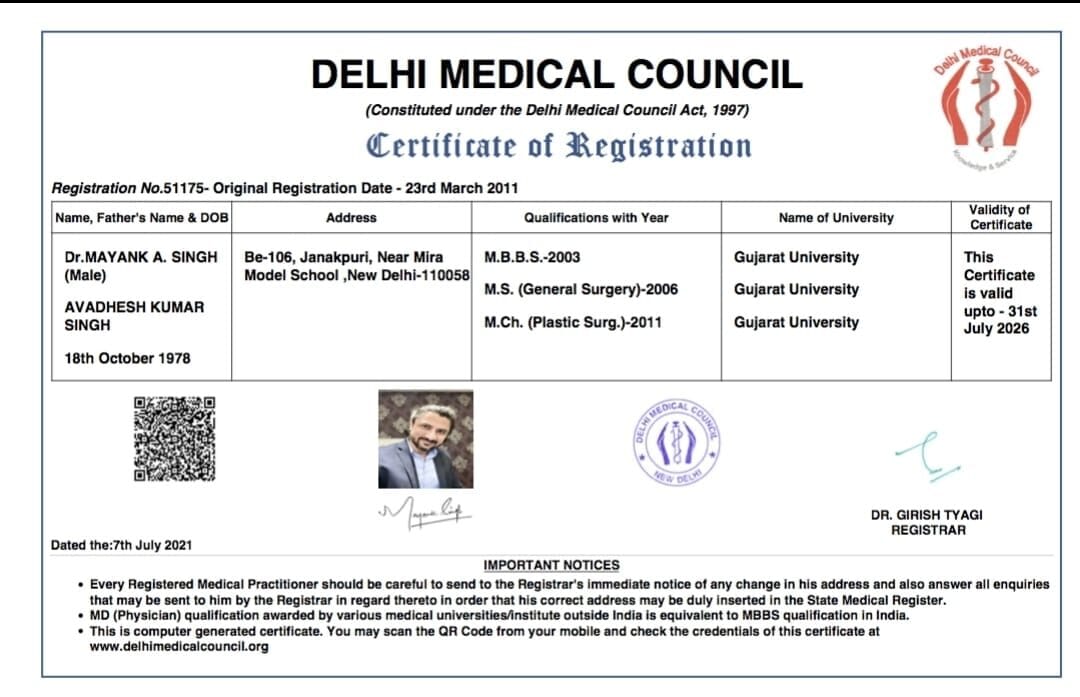 Delhi Medical Association Membership and Registration